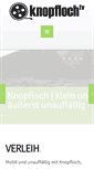 Mobile Screenshot of knopfloch.tv